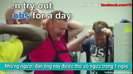 Khi đàn ông thử có ngực to như phụ nữ 1 ngày