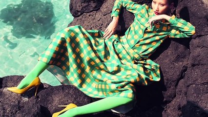 Hậu trường chụp ảnh BST Caro của Đỗ Mạnh Cường tại Lý Sơn