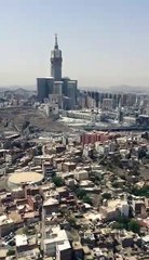 A helicopter view of makkah mukarama