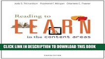 New Book Reading to Learn in the Content Areas (What s New in Education)