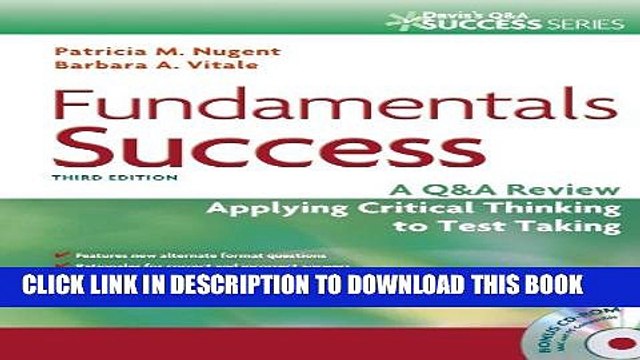 [PDF] Fundamentals Success: A Q A Review Applying Critical Thinking to Test Taking Popular Online