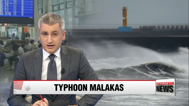 Typhoon Malakas makes landfall in southern Japan