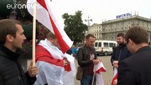 تجمع مخالفان دولت در بلاروس برای تغییر پرچم این کشور