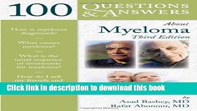 [PDF] 100 Questions Answers About Myeloma (100 Questions and Answers) Popular Colection