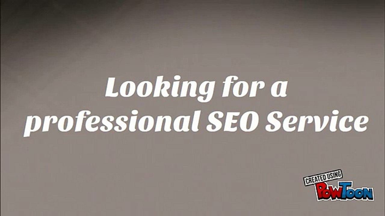 Looking for a professional SEO Service