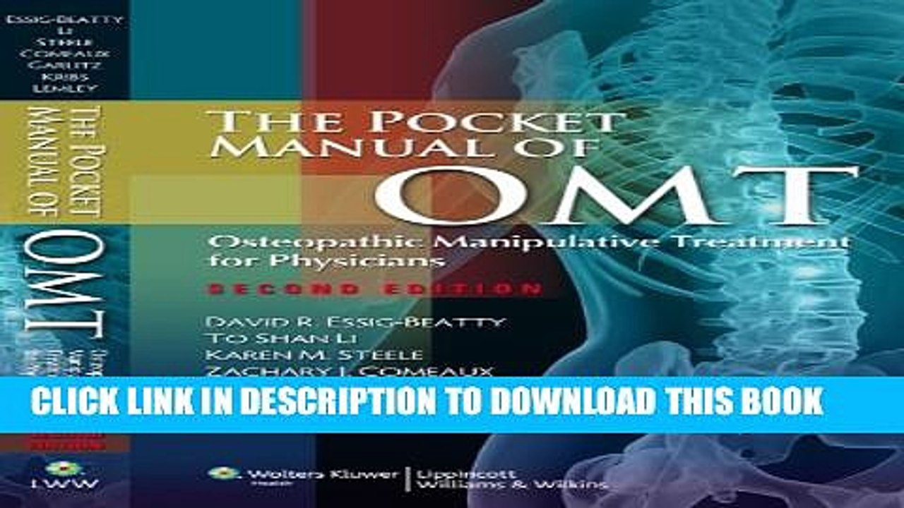 [PDF] The Pocket Manual of OMT: Osteopathic Manipulative Treatment for Physicians Full Colection