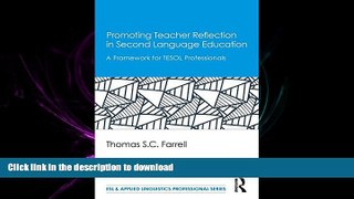 FAVORIT BOOK Promoting Teacher Reflection in Second Language Education: A Framework for TESOL