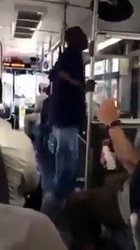 you can't feel bored if this man is on the bus