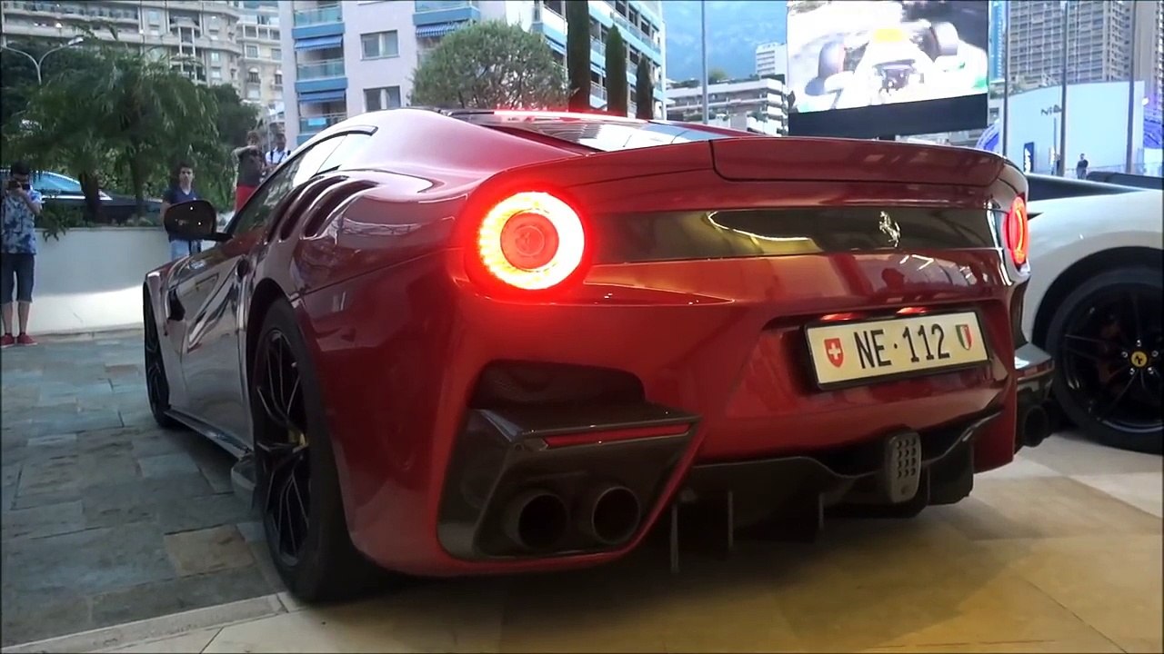 1 day of Supercars in Monaco: Zonda, Veyron SS, TDF, 2x Laf, Miura, 918, Veyron Oakley Design