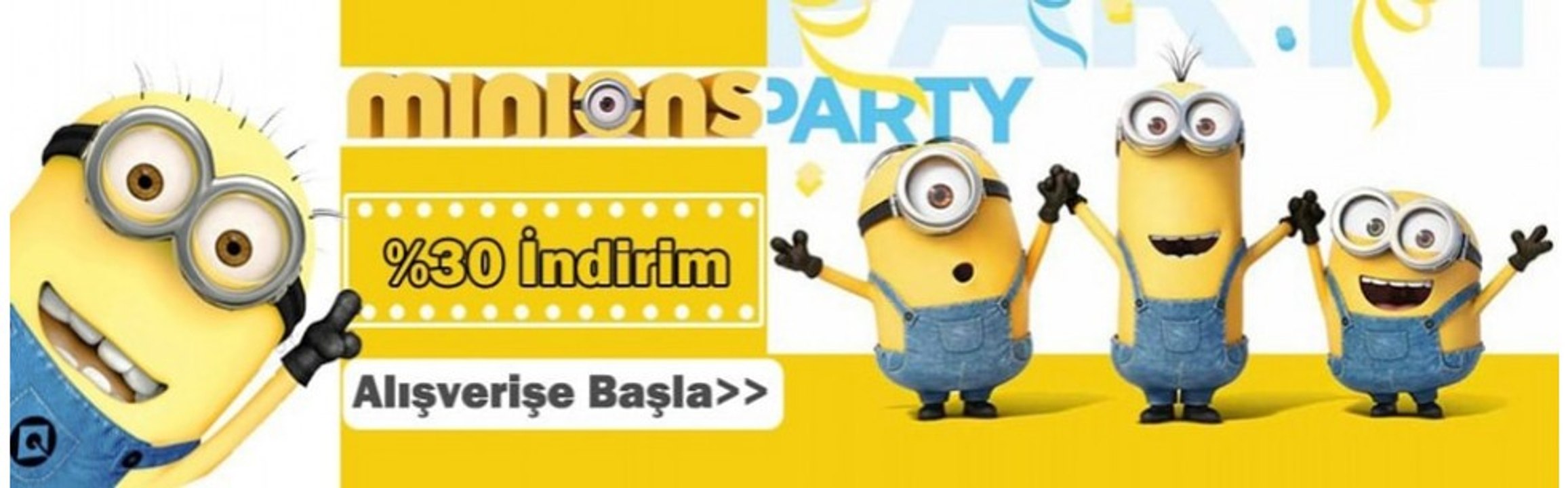 Minions Parti Malzemeleri, Minyonlar Doğum Günü Süsleri, Minnions Parti