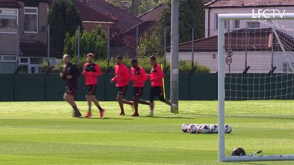 Pre Match Training -  EFL Cup third-round match Derby v Liverpool - 20/09/16