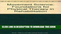 [PDF] Movement Science: Foundations for Physical Therapy in Rehabilitation Full Colection