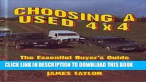 [New] Choosing a Used 4 X 4: The Essential Buyer s Guide to Off-Road Vehicles (Off-road