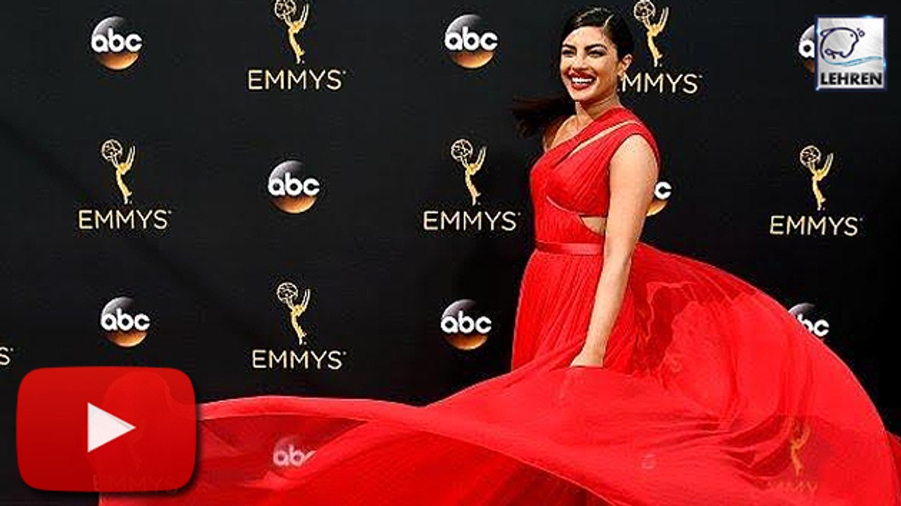 Emmy Awards 2016- Priyanka Chopra At RED CARPET