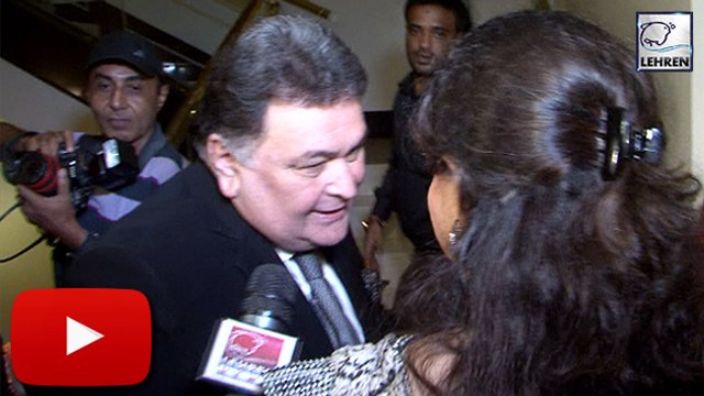 Rishi Kapoor Ran Away From Media