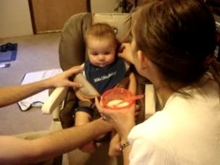 Connor's first feeding 1