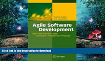 FAVORITE BOOK  Agile Software Development: Best Practices for Large Software Development Projects