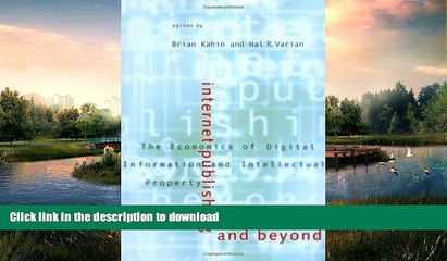 READ  Internet Publishing and Beyond: The Economics of Digital Information and Intellectual