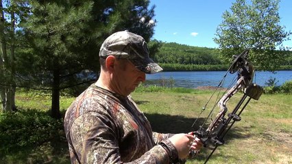 chasse a l'arc our noir