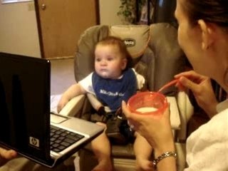 Connor's first feeding 4