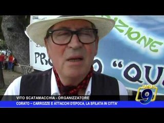 Corato |  Carrozze e attacchi d'epoca, la sfilata in città