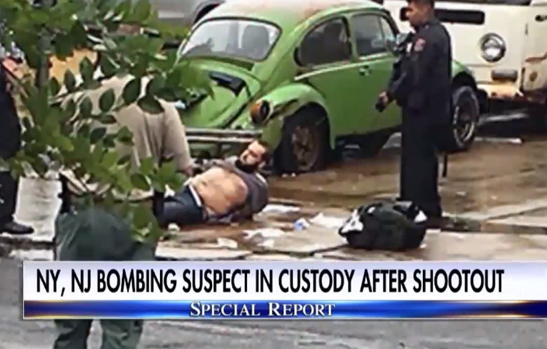 Comment les télés américaines évoquent l'arrestation du suspect des attentats de New York