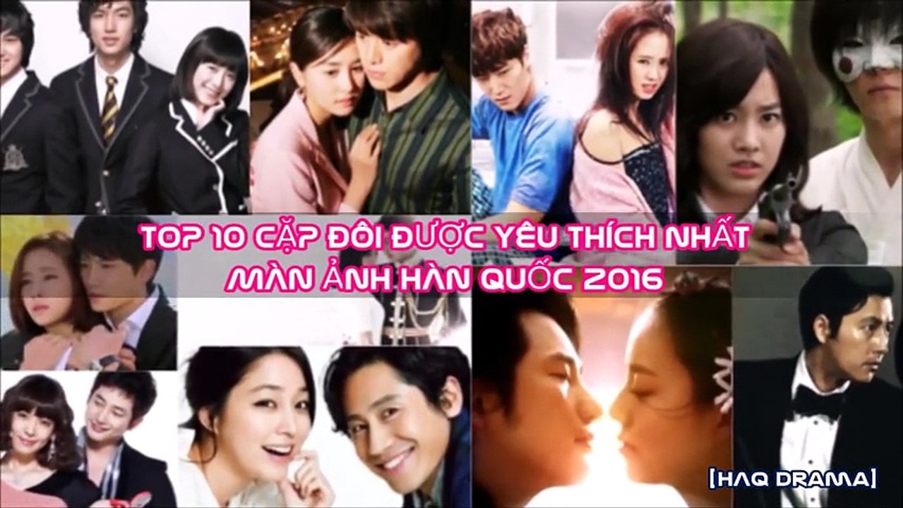 10 cặp đôi đẹp nhất màn ảnh Hàn Quốc năm 2016