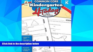 Big Deals  Common Core Kindergarten 4 Today: Daily Skill Practice (Common Core 4 Today)  Free Full