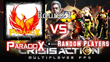 Crisis Action SEA_ Team battle ParadoX Ranked Match 2016