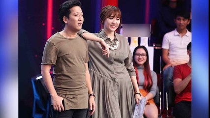 Loạt váy áo giấu bụng khó hiểu của Hari Won