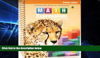 Big Deals  Math Expressions: Teacher Edition, Volume 1 Grade 5 2013  Best Seller Books Most Wanted