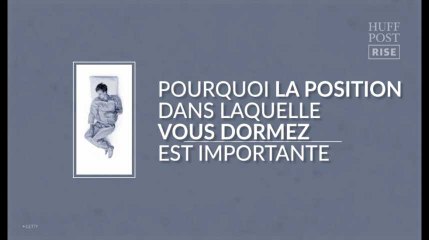 Pourquoi la position dans laquelle vous dormez a de l'importance