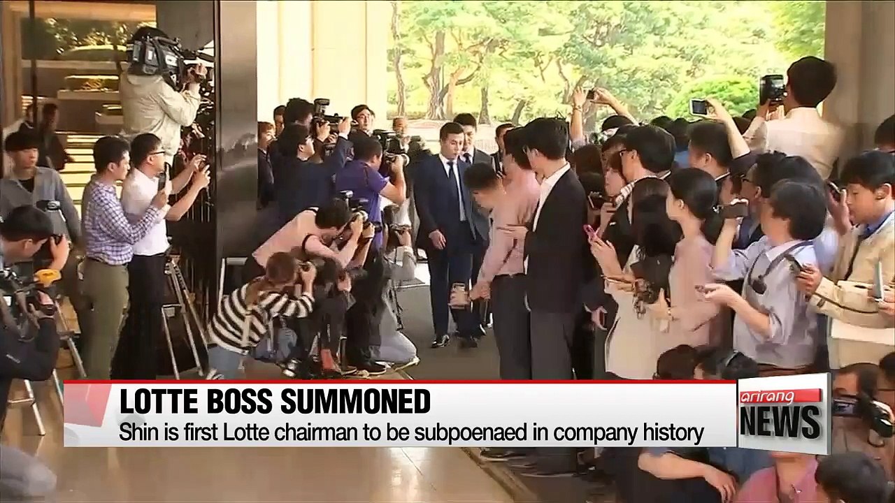 Lotte Chairman Shin Dong-bin summoned in corruption probe