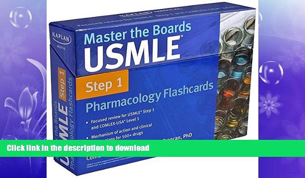 GET PDF Master the Boards USMLE Step 1 Pharmacology Flashcards FULL ONLINE