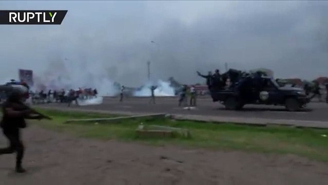 Dozens killed, police officer burned alive during violent protests in Congo
