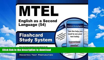 READ  MTEL English as a Second Language (54) Flashcard Study System: MTEL Test Practice