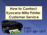 How to Contact Kyocera Mita Printer Customer Service #Dial: 1-877-587-1877