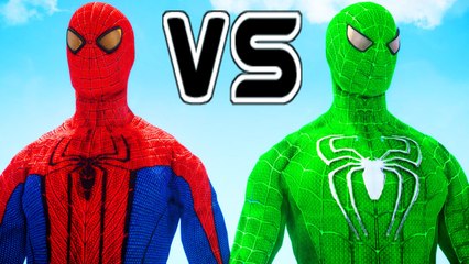 THE AMAZING SPIDER-MAN VS GREEN SPIDERMAN