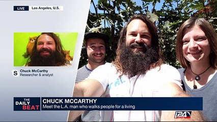 Chuck McCarthy : meet the L.A. man who walks people for a living