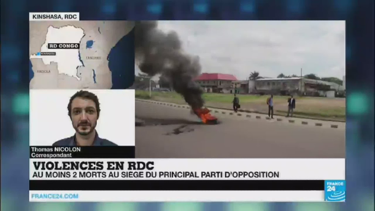 En RD Congo, les sièges de plusieurs partis d'opposition incendiés