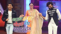 Riteish Deshmukh Nargis Fakhri On Sets of Chala Hawa Yeu Dya | Banjo Movie Promotion | Zee Marathi