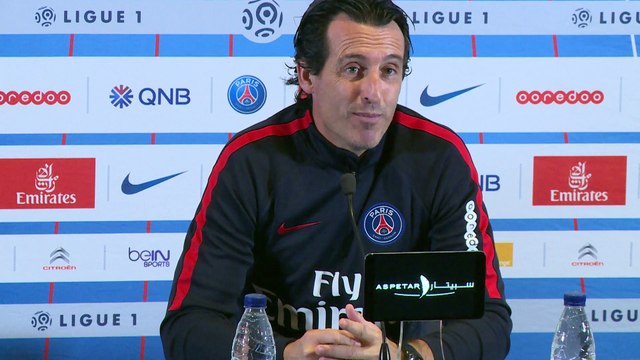 Ligue 1 - Paris SG: Unai Emery parle de A. Rabiot.
