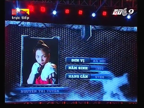 BOXING 17/9/2016 Trận 1 Nguyễn Thị Tuyền (Hà Nội) VS Đỗ Thị Mai (Hải Phòng)