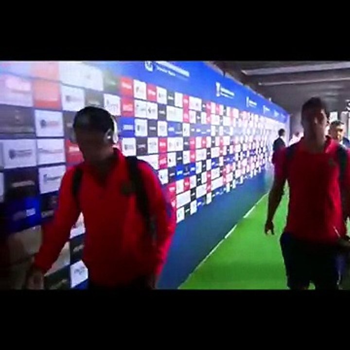 La bonne blague de Neymar à Luis Suarez