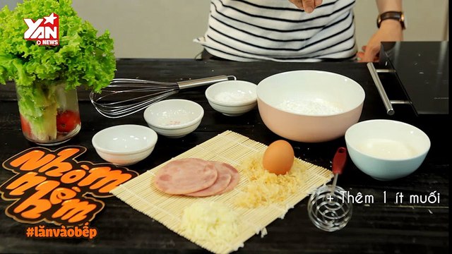 [Nhòm Nhèm] Làm pancake chà bông xốp mềm lại dễ thế này đây!