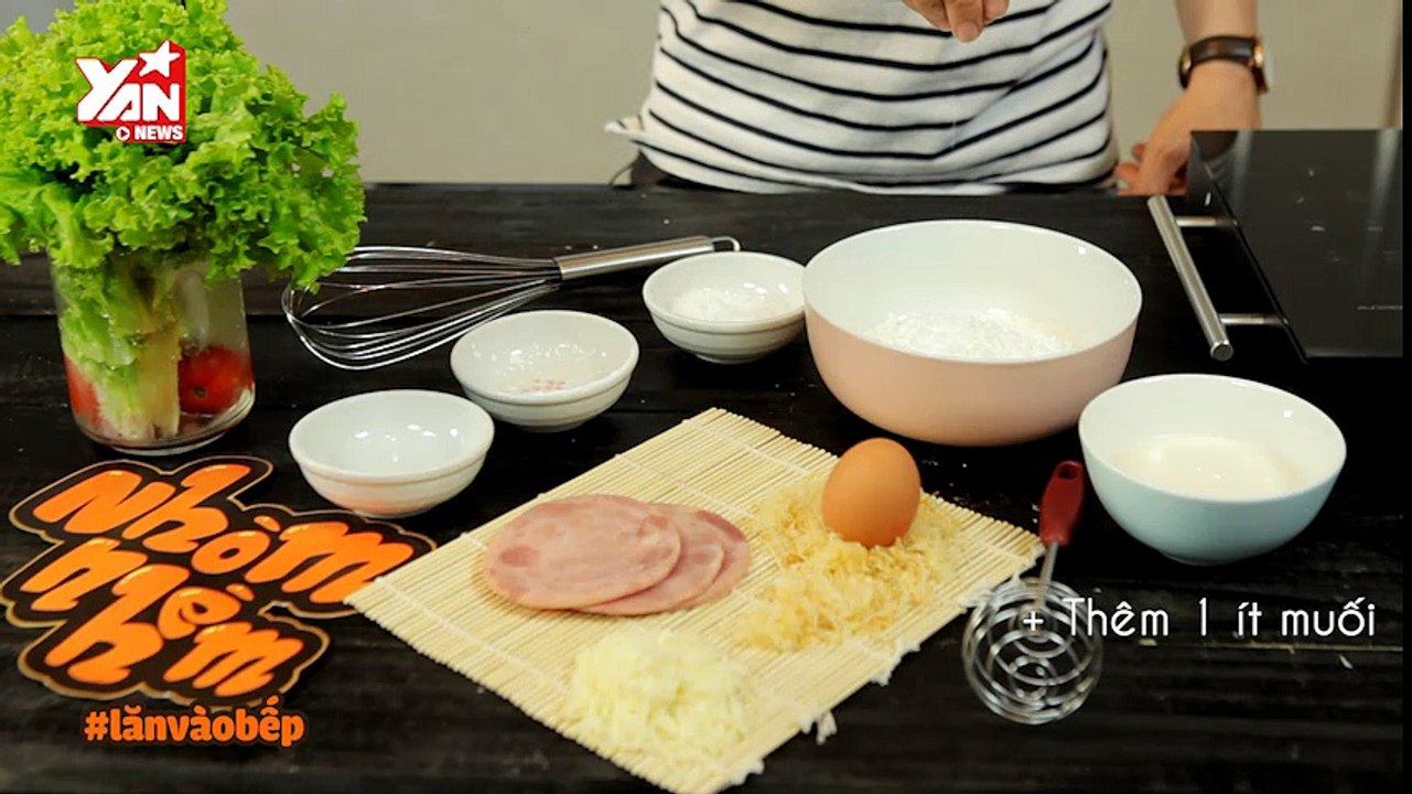 [Nhòm Nhèm] Làm pancake chà bông xốp mềm lại dễ thế này đây!