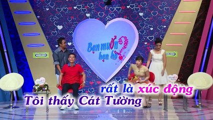 Cát Tường bật khóc vì gặp cặp đôi có cùng cảnh ngộ