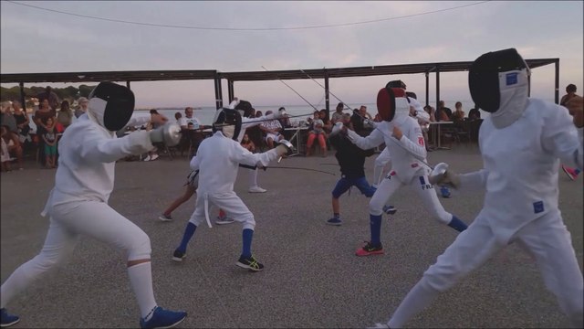 Demo Escrime / Sabre Laser aux Sablettes fencingmob16 03/09/16