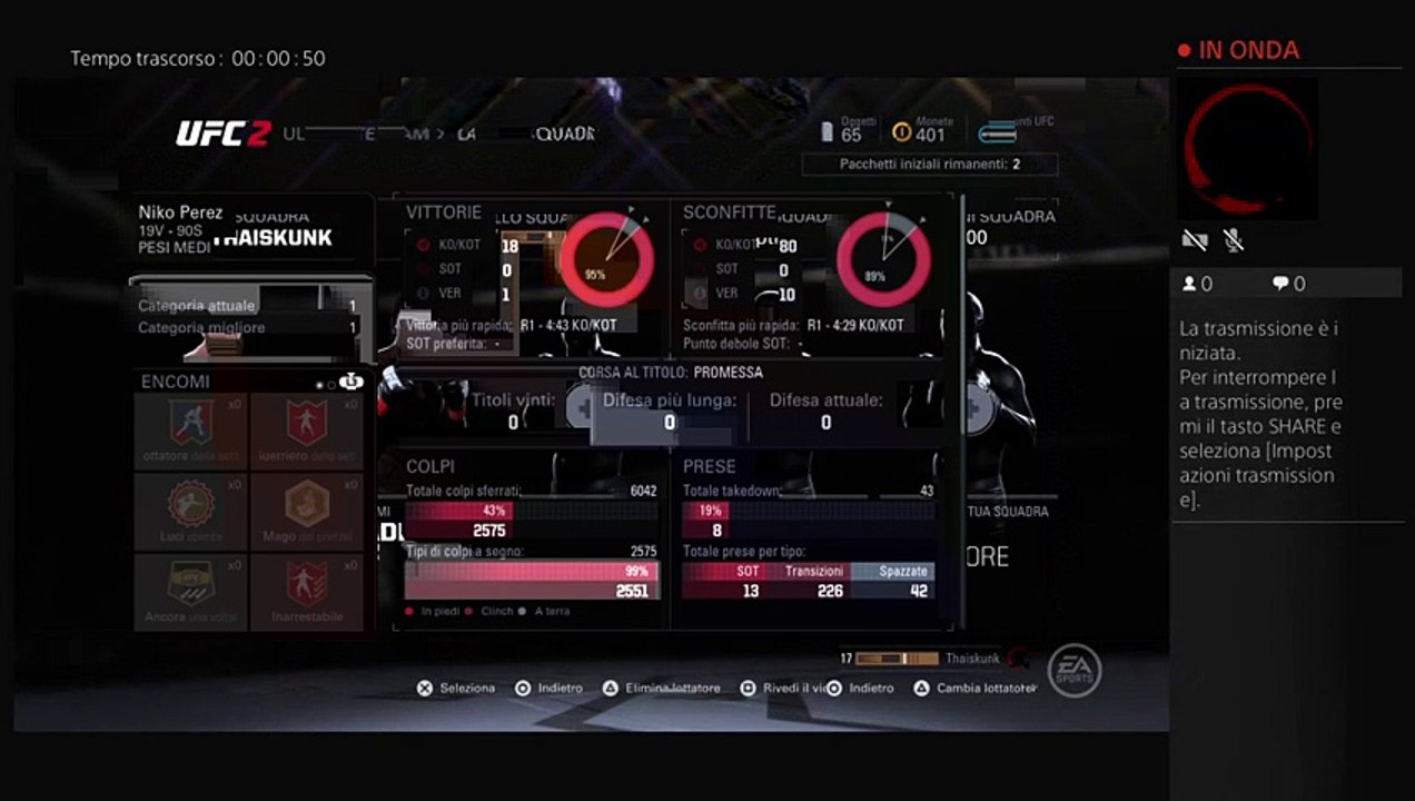 Trasmissione PS4 live di Thaiskunk