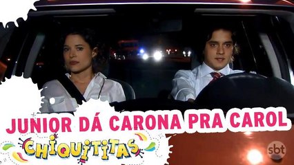 Junior dá carona pra Carol